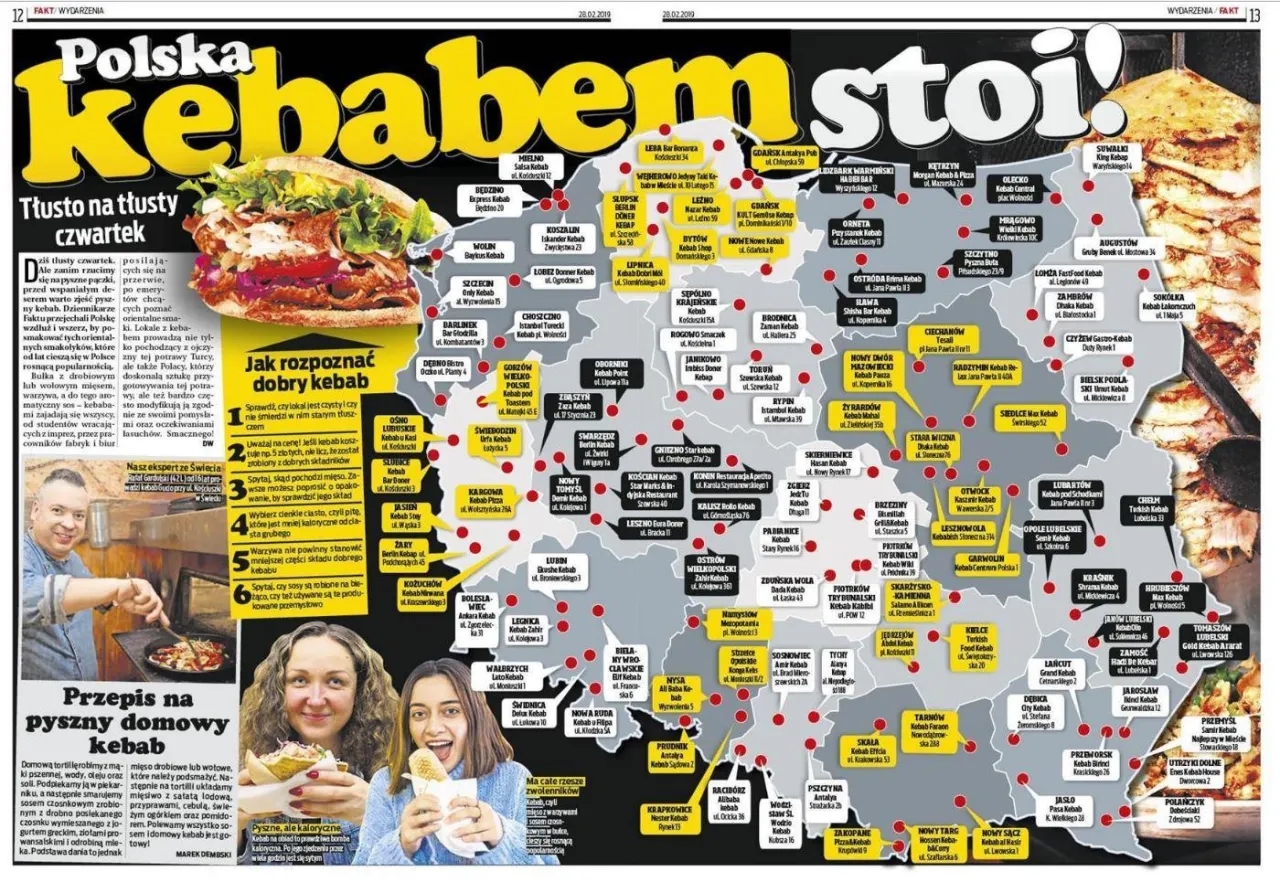 Ile jest kebabów w Polsce? Zaskakujące statystyki i fakty Ile jest kebabów w Polsce? Zaskakujące statystyki i fakty